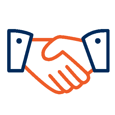 Wired outline 456 handshake deal hover pinch